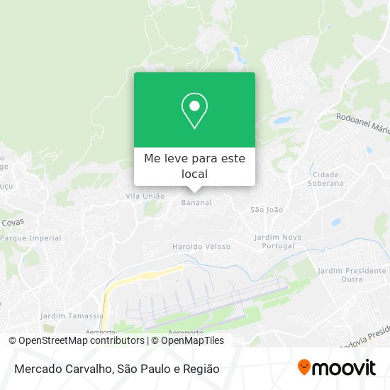 Mercado Carvalho mapa