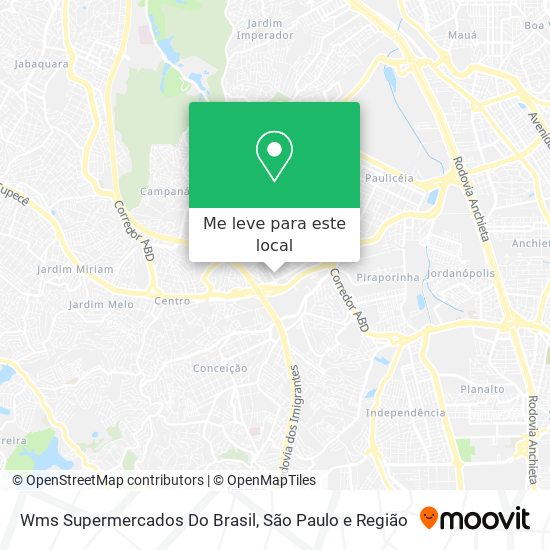 Wms Supermercados Do Brasil mapa