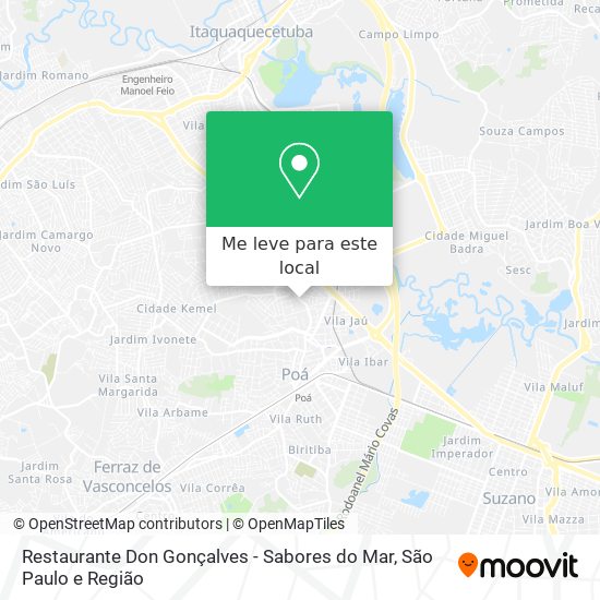 Restaurante Don Gonçalves - Sabores do Mar mapa