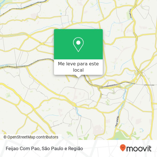 Feijao Com Pao, Rua Galileu Menon Artur Alvim São Paulo-SP 03567-010 mapa