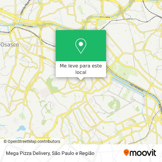 Mega Pizza Delivery mapa