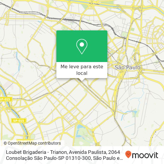 Loubet Brigaderia - Trianon, Avenida Paulista, 2064 Consolação São Paulo-SP 01310-300 mapa
