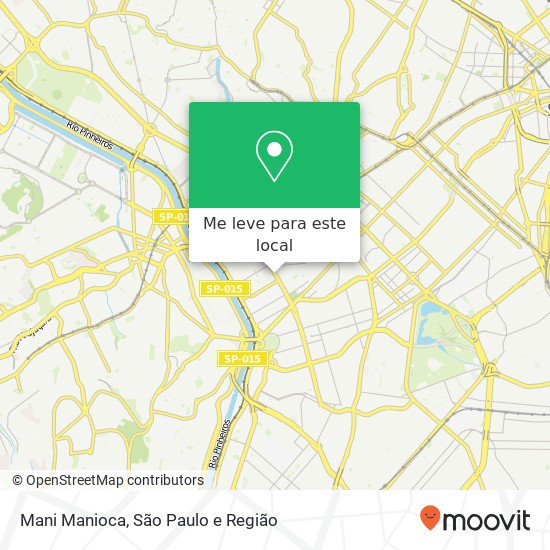 Mani Manioca, Avenida Brigadeiro Faria Lima, 2232 Pinheiros São Paulo-SP 01451-000 mapa
