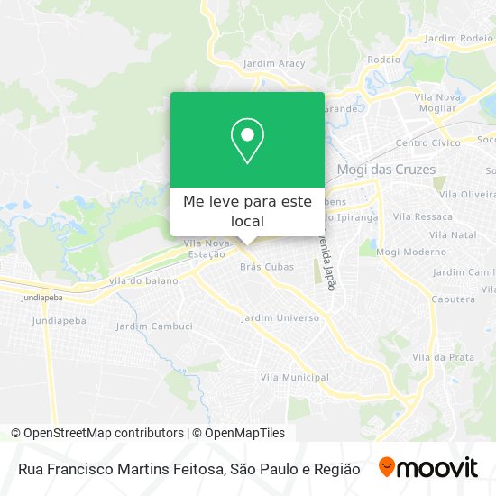 Rua Francisco Martins Feitosa mapa