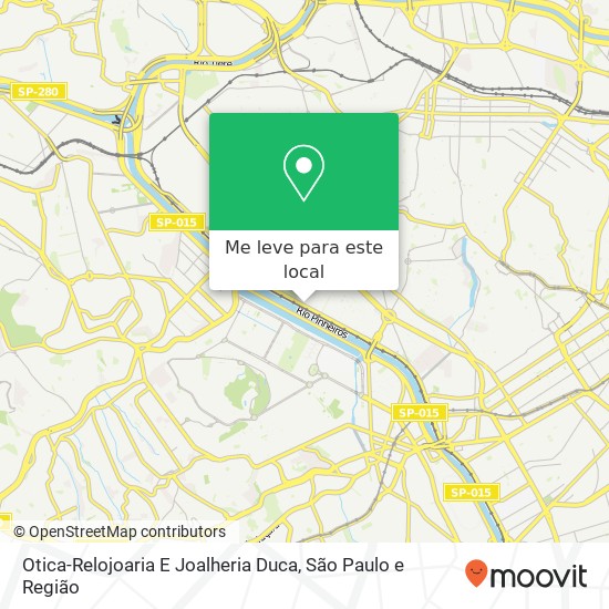 Otica-Relojoaria E Joalheria Duca, Avenida das Nações Unidas, 4777 Alto de Pinheiros São Paulo-SP 05477-000 mapa