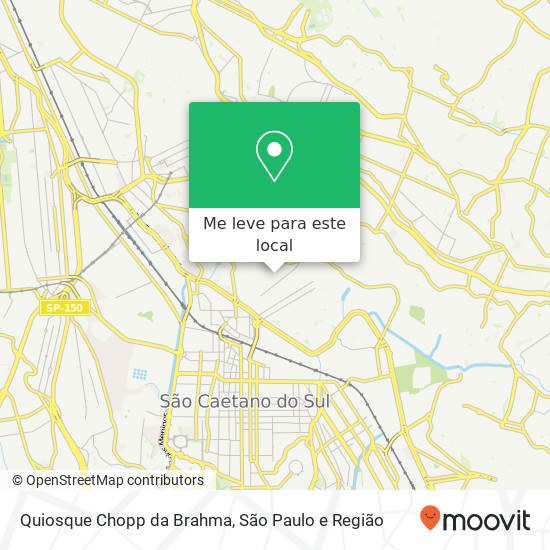 Quiosque Chopp da Brahma, Rua Barão de Itapoã Vila Prudente São Paulo-SP 03205-000 mapa