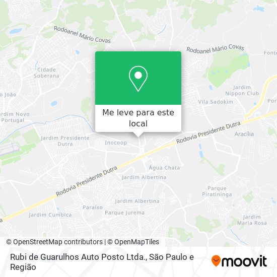 Rubi de Guarulhos Auto Posto Ltda. mapa