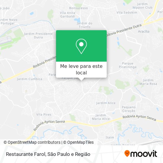 Restaurante Farol mapa