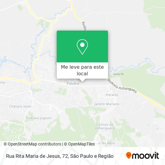 Rua Rita Maria de Jesus, 72 mapa