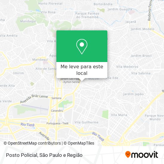 Posto Policial mapa