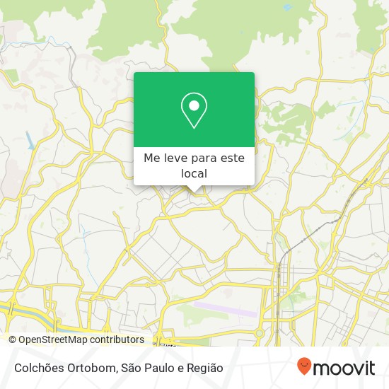 Colchões Ortobom, Rua Conselheiro Moreira de Barros, 2780 Mandaqui São Paulo-SP 02430-001 mapa