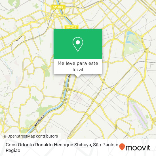 Cons Odonto Ronaldo Henrique Shibuya, Avenida Nova Independência, 124 Itaim Bibi São Paulo-SP 04570-000 mapa