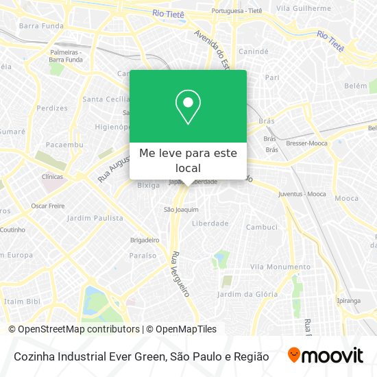 Cozinha Industrial Ever Green mapa