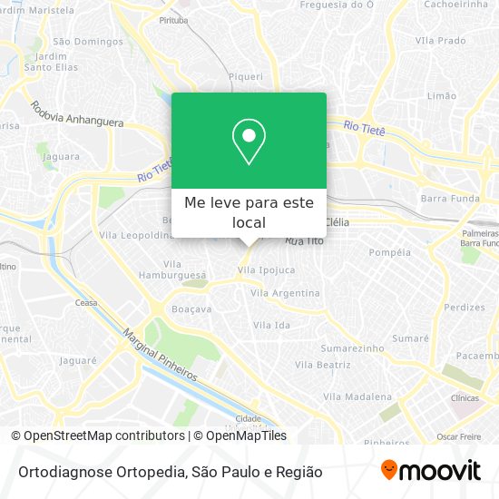 Ortodiagnose Ortopedia mapa