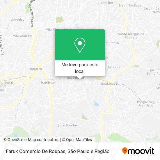 Faruk Comercio De Roupas mapa