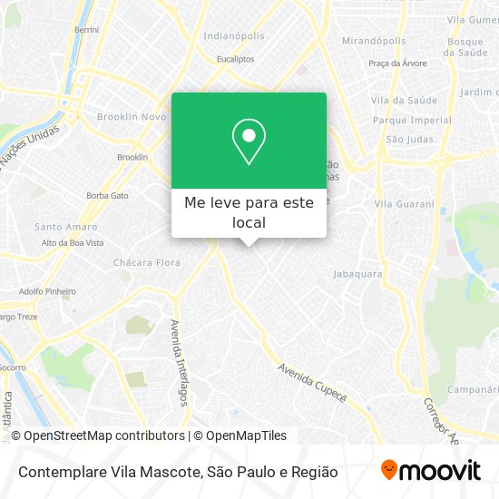 Contemplare Vila Mascote mapa