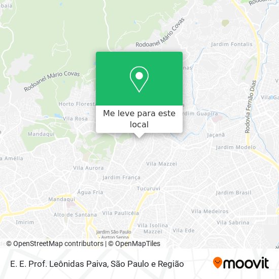 E. E. Prof. Leônidas Paiva mapa