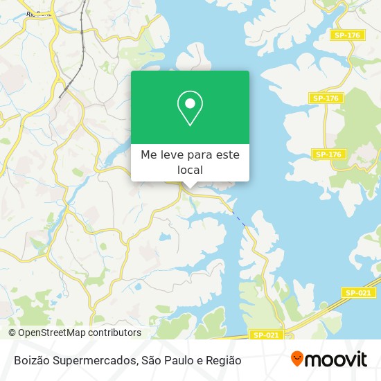 Boizão Supermercados mapa