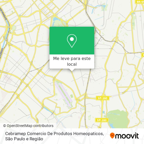 Cebramep Comercio De Produtos Homeopaticos mapa