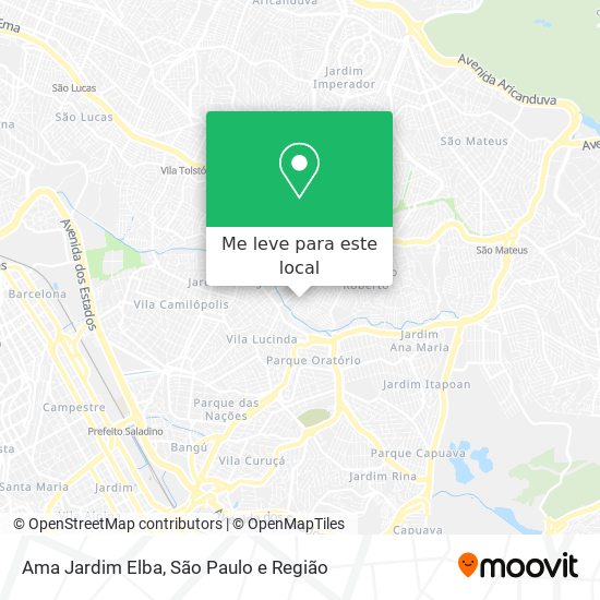 Ama Jardim Elba mapa