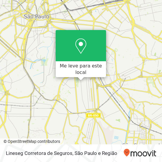 Lineseg Corretora de Seguros mapa