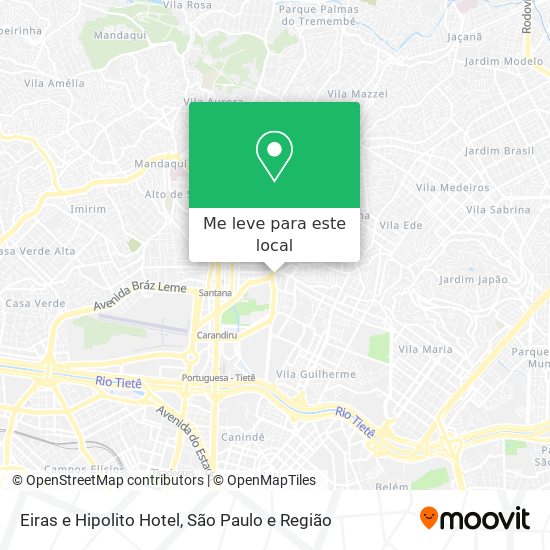 Eiras e Hipolito Hotel mapa