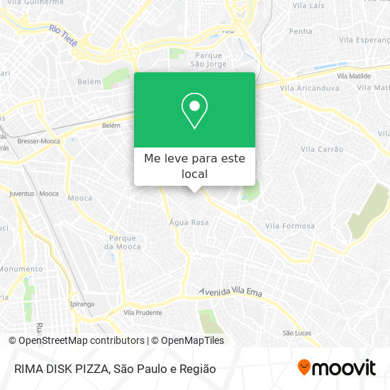 RIMA DISK PIZZA mapa