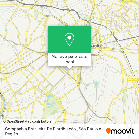Companhia Brasileira De Distribuição. mapa