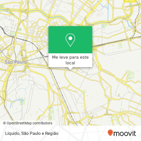 Líquido, Rua da Mooca Móoca São Paulo-SP 03165-000 mapa