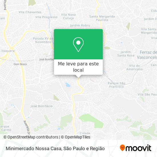 Minimercado Nossa Casa mapa