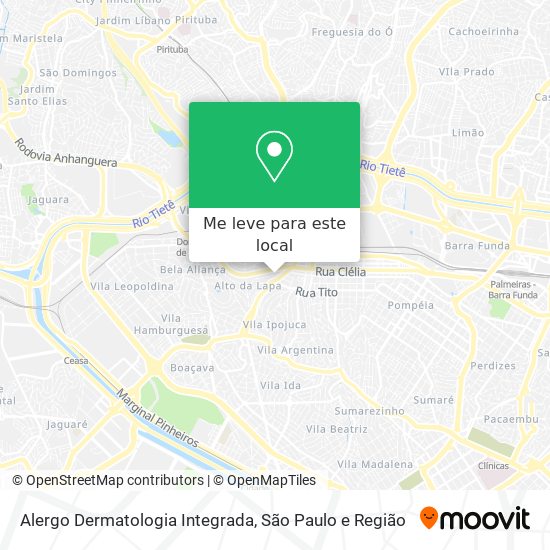 Alergo Dermatologia Integrada mapa