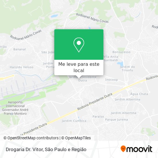 Drogaria Dr. Vitor mapa