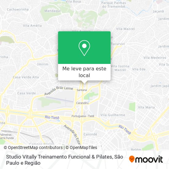 Studio Vítally Treinamento Funcional & Pilates mapa