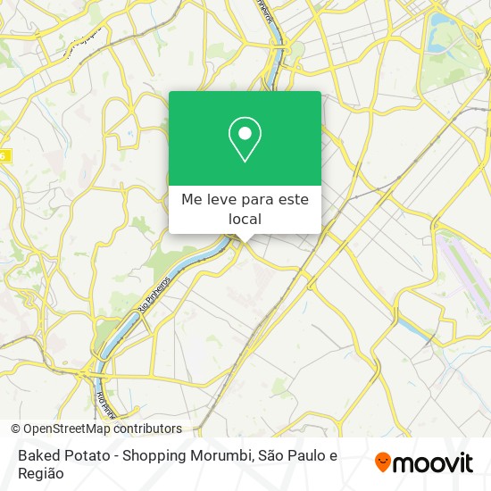 Baked Potato - Shopping Morumbi mapa