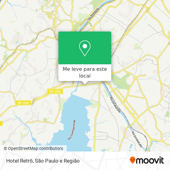 Hotel Retrô mapa