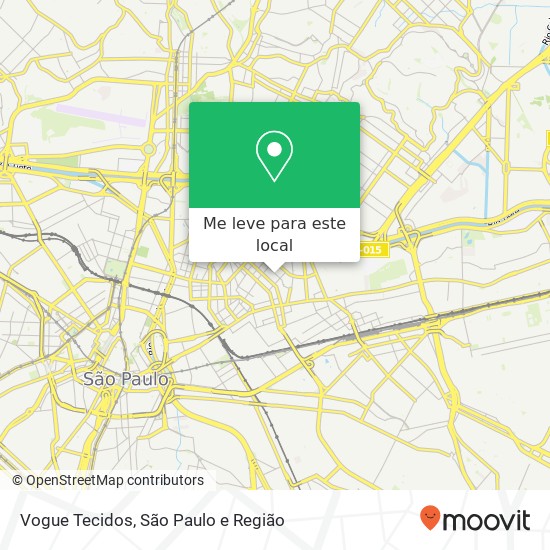 Vogue Tecidos, Rua Itapiracaba, 287 Belém São Paulo-SP 03025-050 mapa