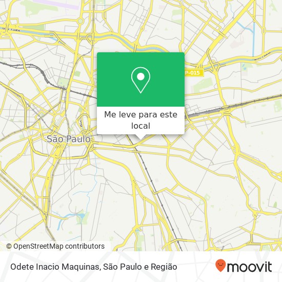 Odete Inacio Maquinas, Avenida Alcântara Machado, 765 Brás São Paulo-SP 03101-003 mapa