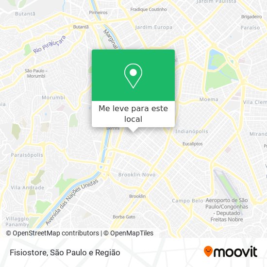 Fisiostore mapa