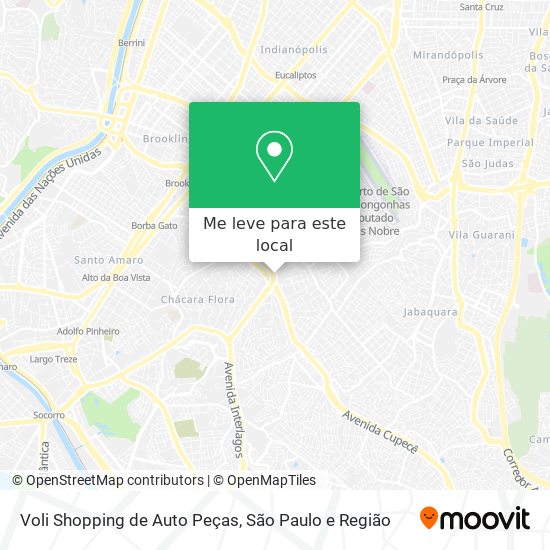 Voli Shopping de Auto Peças mapa