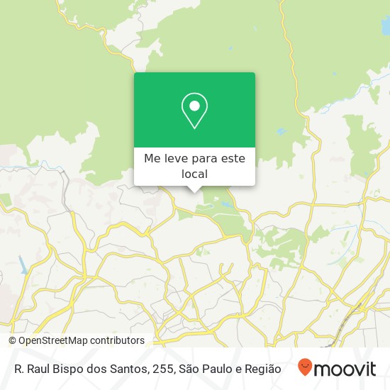 R. Raul Bispo dos Santos, 255 mapa