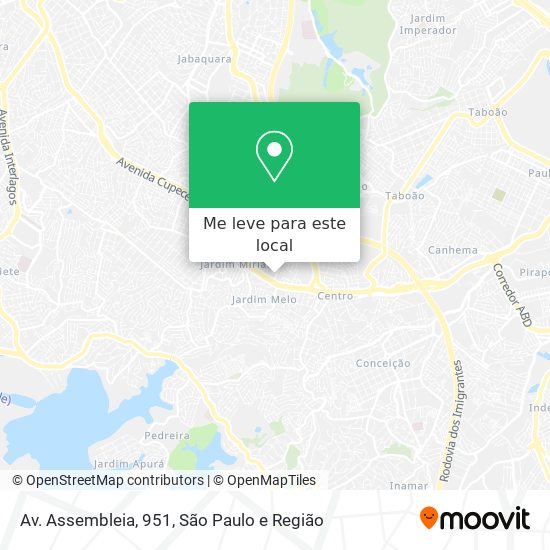 Av. Assembleia, 951 mapa