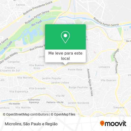 Microlins mapa
