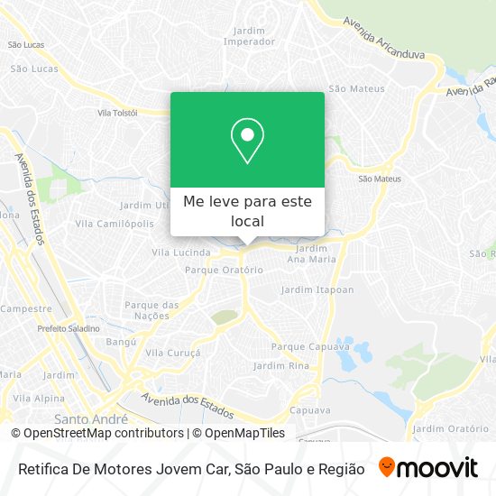 Retifica De Motores Jovem Car mapa