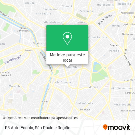 R5 Auto Escola mapa