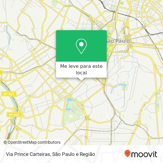 Via Prince Carteiras, Avenida Brigadeiro Luís Antônio, 2980 Jardim Paulista São Paulo-SP 01401-001 mapa