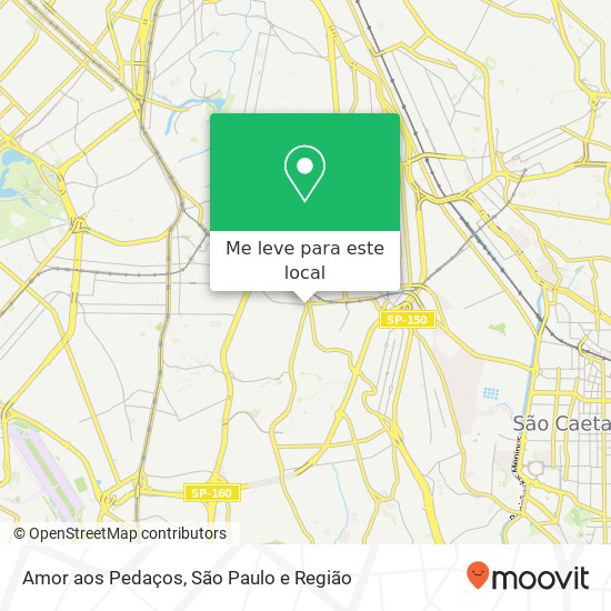 Amor aos Pedaços, Avenida do Cursino Cursino São Paulo-SP 04133-000 mapa