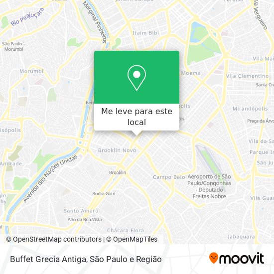 Buffet Grecia Antiga mapa