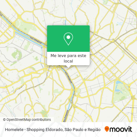 Homelete - Shopping Eldorado mapa