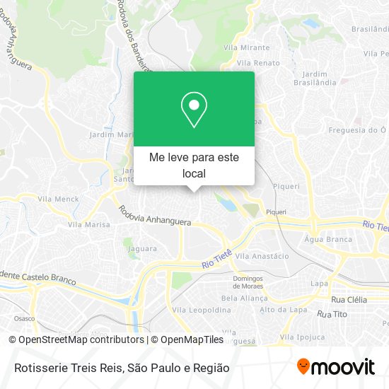 Rotisserie Treis Reis mapa