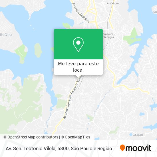 Av. Sen. Teotônio Vilela, 5800 mapa